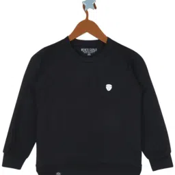 Monte Carlo Kids Black Solid Full Sleeves Sweatshirt-picture-27