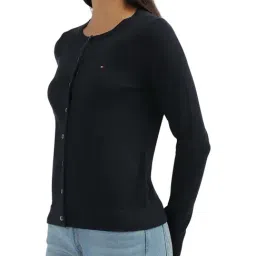 Tommy Hilfiger Navy Regular Fit Cardigan image 4