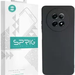 Sprig Back Cover for Realme 13 5G (Black)-picture-23