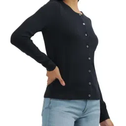 Tommy Hilfiger Navy Regular Fit Cardigan image 3