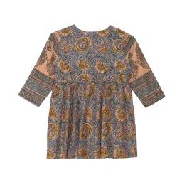 BIBA Girls Multicolor Printed Top image 2