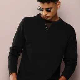 Dillinger Black Cotton Regular Fit Solid T-Shirt-picture-10