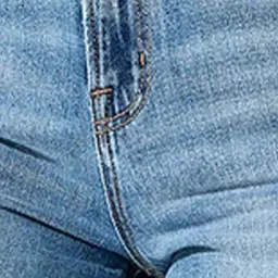 American Eagle Outfitters Blue Distressed Jeans image 4