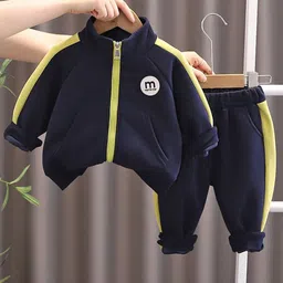 StyleCast x Revolte Boys Colourblocked High Neck Sweatshirt With Joggers-picture-40