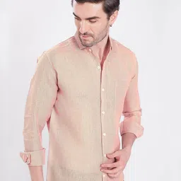 THE BEETEL HOUSE Slim Fit Casual Linen Shirt image 2