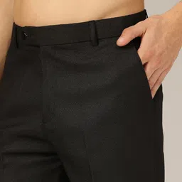 DENNISON Men Korean Baggy Fit Self-Design Casual Trouser image 3