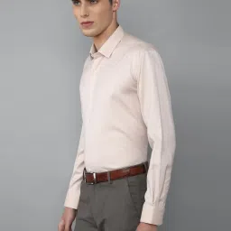 Luxure By Louis Philippe Beige Regular Fit Printed Shirt image 3