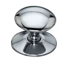 Screw Tight 1.1 Inch Brass Chrome Plated Finish Cupboard Knob Z070203CP-4 (Pack of 4)-image-98