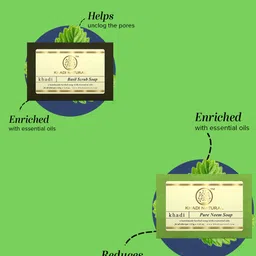 Khadi Natural Set of 2 Ayurvedic Soaps image 3