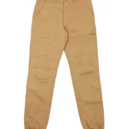 Gini & Jony Kids Beige Cotton Jogger Pants-picture-25