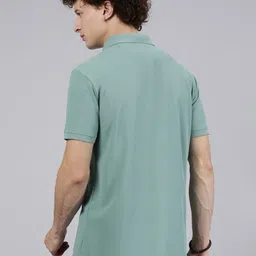 Lux Cozi Men Pack Of 2 Solid Polo Collar Lounge T-shirts image 5