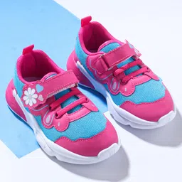 Cute Walk by Babyhug Sneaker Shoes With Velcro Closure - Blue-picture-12