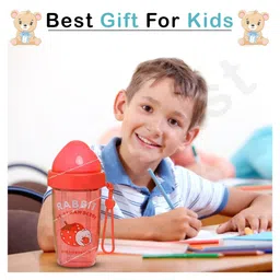 FunBlast Tumbler with Lid and Straw  Pink - 480 ml image 4