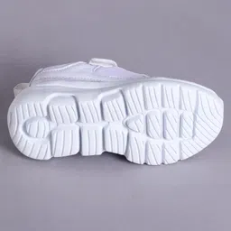 Pine Kids School Shoes with Velcro Closure -  White image 5