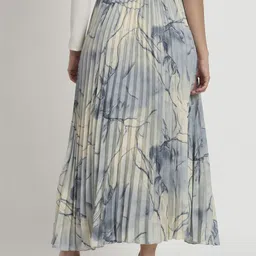 ZWERLON Women Abstract Printed A-Line Maxi Skirt image 3