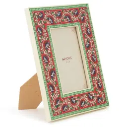 Fabindia Home Multicolor Resin Ahava Printed Photo Frame image 3