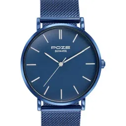 Sonata Poze SP70034QM02W Sonata Poze 3.0 Analog Watch For Men-picture-26