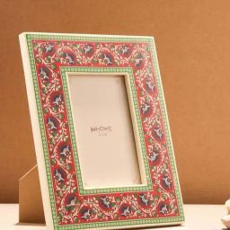 Fabindia Home Multicolor Resin Ahava Printed Photo Frame-picture-22