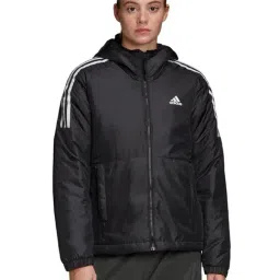 Adidas Black W ESS INS Hooded Jacket-picture-27