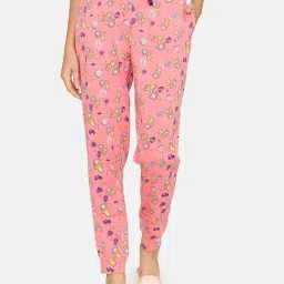 Zivame Pink Printed Pyjamas-picture-22