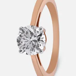 Crash.Club By CKC 18KT Rose Gold 1.02 Carat Diamond Studded Ring - 2.49 g image 2