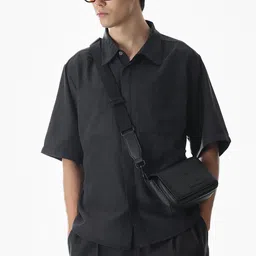 Jack & Jones Men Relaxed Fit Solid Spread Collar Casual Shirt-picture-41