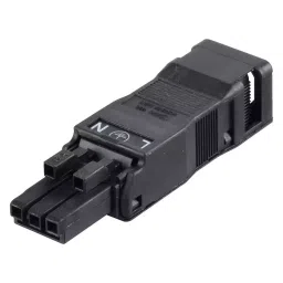 Wago SOCKET, WINSTA MINI, 3POLE, BLACK, 890-103-picture-47