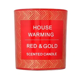 Myntra Elegant Homes Red & Red 1 pieces Jar Candle image 4