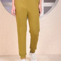 Crimsoune Club Olive Blended Regular Fit Trackpants-image-71