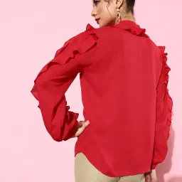 Style Quotient Red Full Sleeves Shirt image 2
