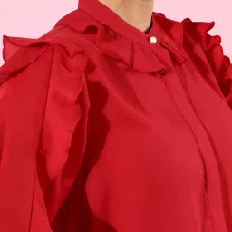 Style Quotient Red Full Sleeves Shirt image 5