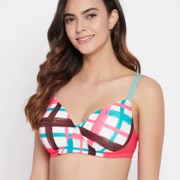 Clovia Multicolor Non Wired Padded T-Shirt Bra image 3