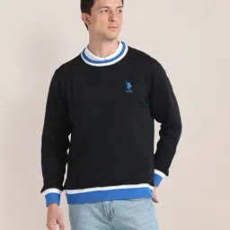 U.S. Polo Assn. Black Regular Fit Sweatshirt-picture-26