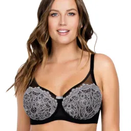 PARFAIT Black & Pewter Under Wired Non Padded Everyday Bra image 1