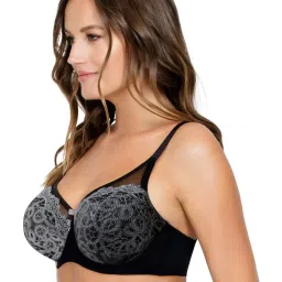 PARFAIT Black & Pewter Under Wired Non Padded Everyday Bra image 3