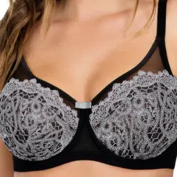 PARFAIT Black & Pewter Under Wired Non Padded Everyday Bra image 4