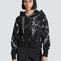 Puma Black & White Cotton Relaxed Fit Printed Hoodie-image-37