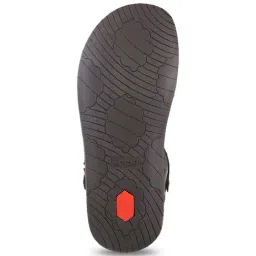 Mochi Men's Brown Cross Strap Sandals image 4