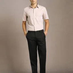 Louis Philippe Pink Cotton Regular Fit Shirt image 5