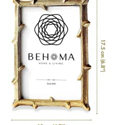BEHOMA Gold Metal Twig Frame image 4