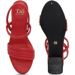 Tao Paris Women's Red Sling Back Sandals image 4