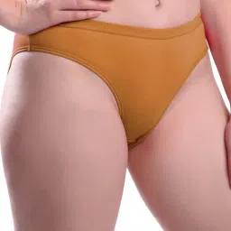 AROUSY Pink & Yellow Cotton Panties - Pack Of 5 image 5