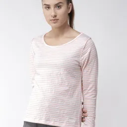 ALCIS Yoga Peach Striped T-Shirt image 1