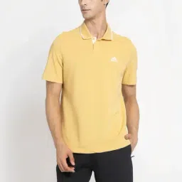 Adidas Beige Regular Fit Logo Printed Sports Polo-image-21