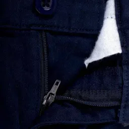 Kiddopanti Boys Navy Cotton Regular Fit Pants image 3