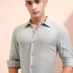 HIGHLANDER Men Opaque Casual Shirt image 1