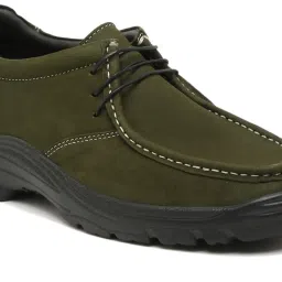 Teakwood Leathers Men's Green Derby Shoes image 4