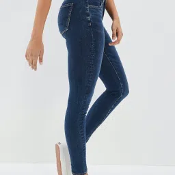 American Eagle Outfitters Blue Cotton Mid Rise Jeans image 3