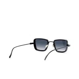 AUGEN Unisex Grey Lens & Black Square Sunglasses with image 2
