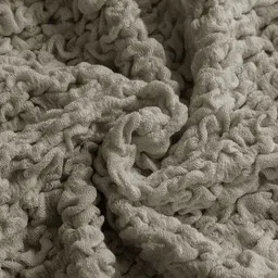 HOUSE OF QUIRK Italian Coffee Brown Self Design 3 Seater Sofa Cover With Arms image 3